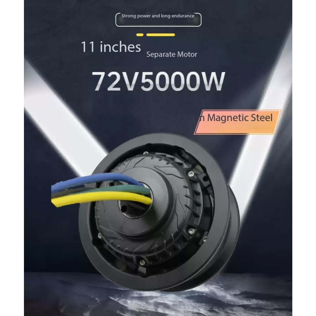 5000W Hub Motor Kit 72V - 11 inch 72V 5000W gesplitste naafmotor