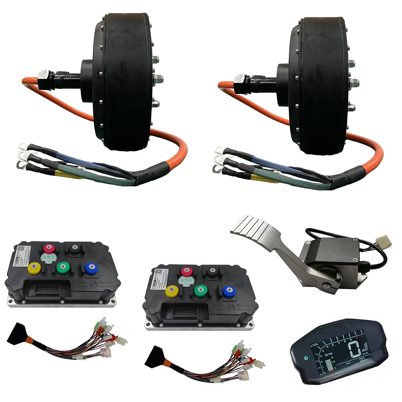 72V 8000W Brushless Hub Motor - QS Motor 273 Dual 8000W Borstelloze