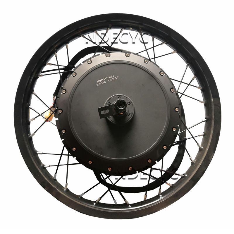 72V 8000W Brushless Hub Motor - NBpower/QS V3 273 40H motorfiets 18