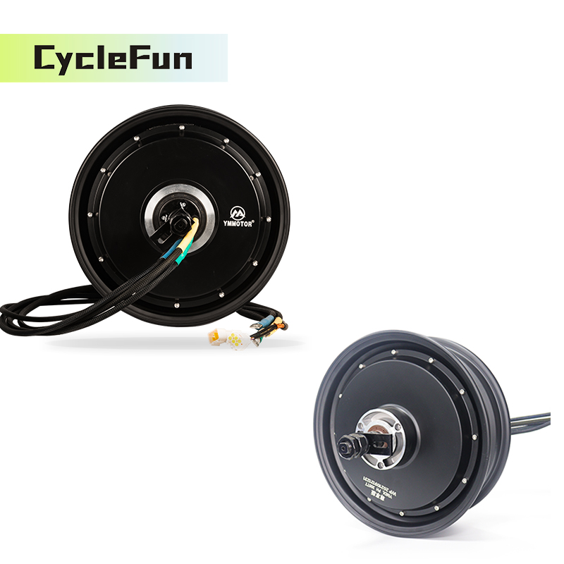 72V 8000W Brushless Hub Motor - 8000W YMMOTOR 12*3.5inch In-wiel Borstelloze DC
