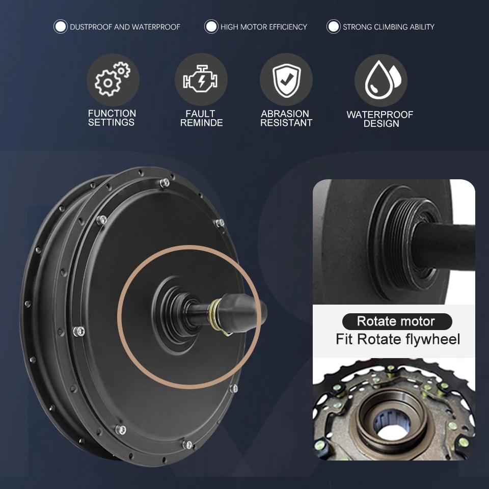 Nieuwe Upgrade E-bike Ombouwse - 5000W Hub Motor Kit 72V recensie en prijs