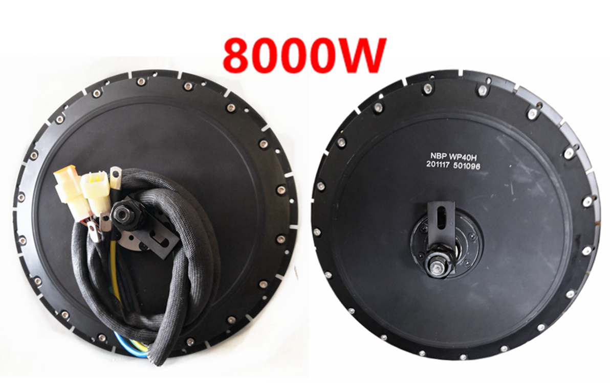 US Voorraad QS273 40H Piek 800 - 72V 8000W Brushless Hub Motor recensie en prijs
