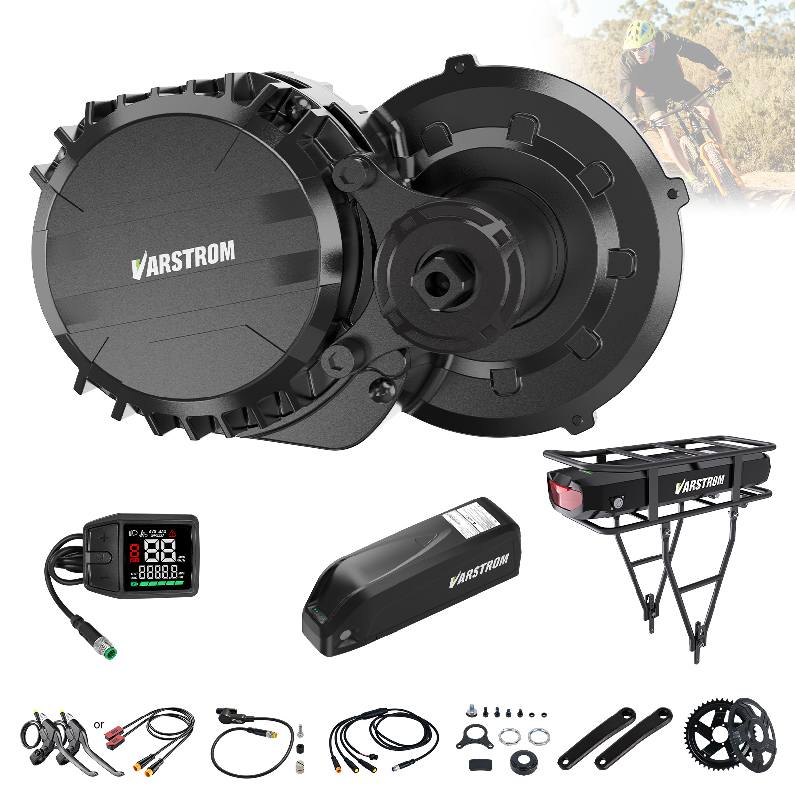 Varstrom 750W Mid-Motor Kit To - Side Hung Mid Drive Motor Kit recensie en prijs