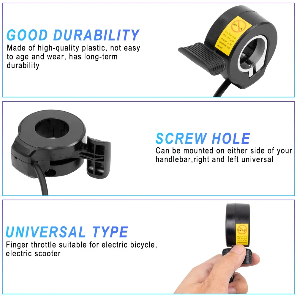 Ebike Thumb Throttle 130X voor - Mid Drive Conversion Kit 1000W recensie en prijs