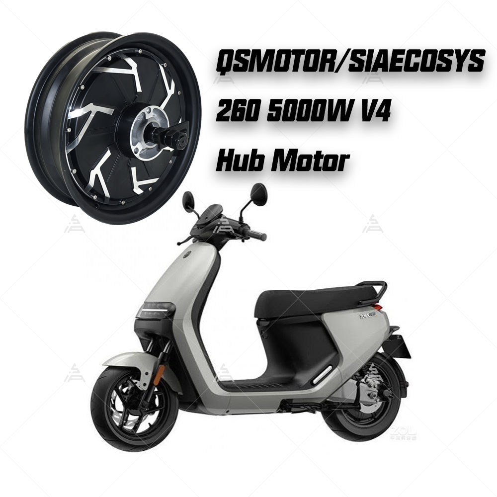 QSMotor QS260 V4 5000W Naafmot - Direct Drive Hub Motor 72V 5000W recensie en prijs